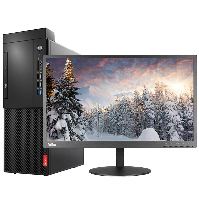 联想lenovo启天m420商用台式机i585008git128g集显3年保238英寸显示器