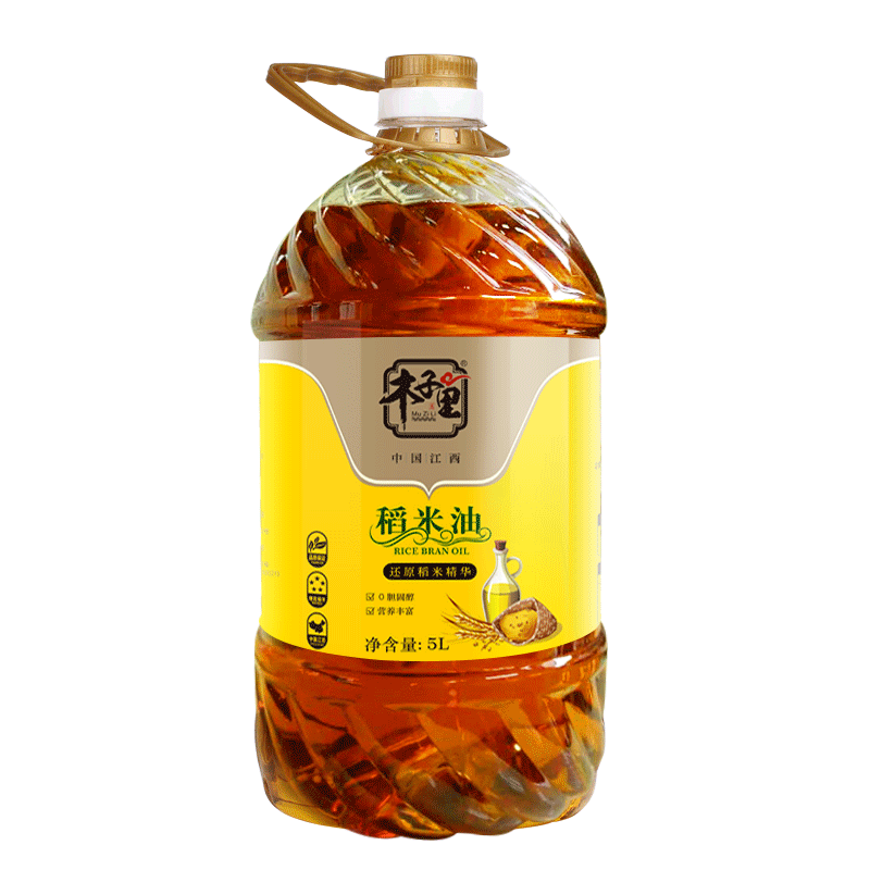 木子里纯正稻米油健康油食用油5L