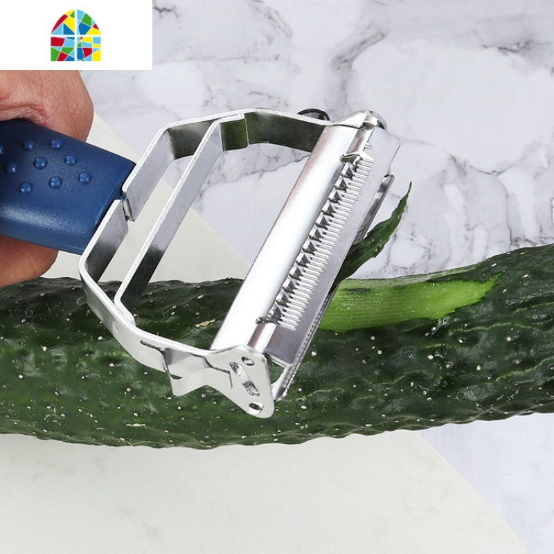 多功能瓜刨削丝器家用削皮刀不锈钢刨丝器皮青瓜刨片器薄片fenghou