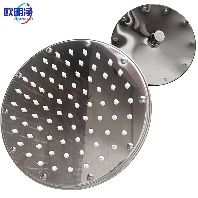 不锈钢花洒顶喷淋浴喷头 15cm 个高清大图