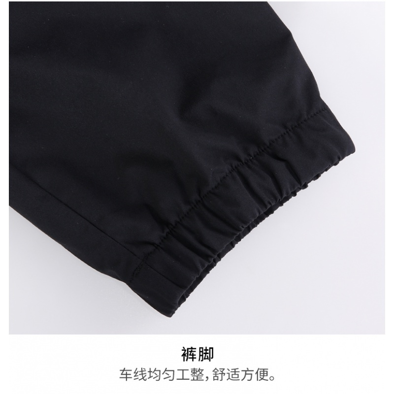 安踏运动裤男长裤2020秋季新款梭织双层束口修身卫裤休闲裤子