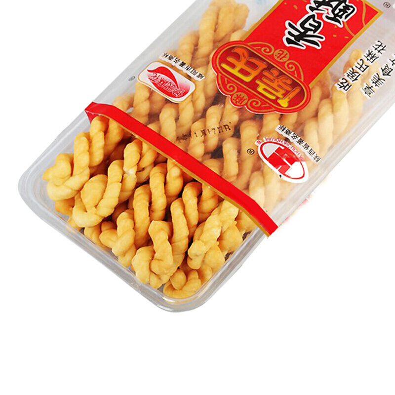 侯氏麻花 陕西特产 香酥小麻花休闲办公零食100g/袋 100g*10袋