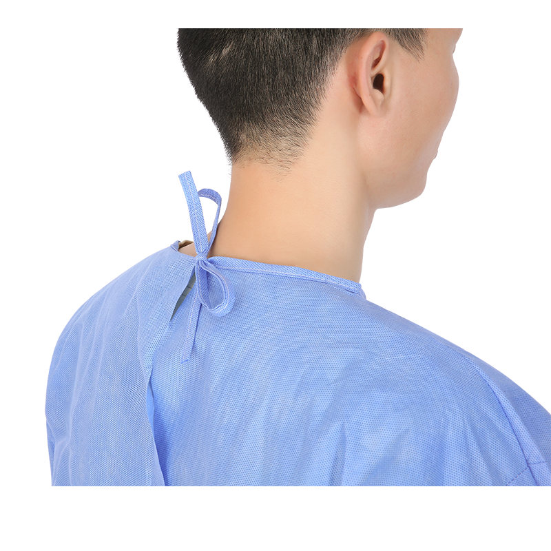 可孚一次性隔离衣医用防护服反穿手术衣专用防疫蓝色大白服透气