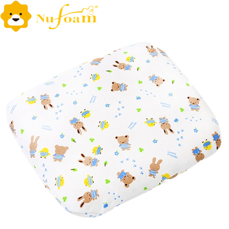 优富(Nufoam)枕芯 乳胶 婴儿定型枕N8 泰国进口乳胶枕 宝宝枕 定型头部 睡眠呵护 29x24x4/6cm白色