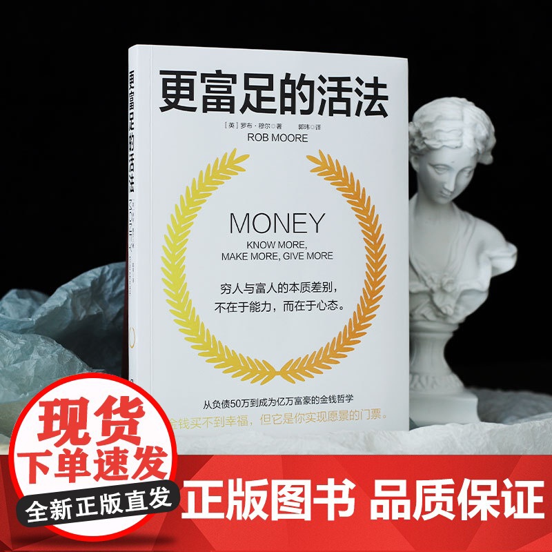 更富足的活法(白手起家成为亿万富豪的金钱哲学 ) 罗布·穆尔 湖南文艺出版社 正版书籍高清大图