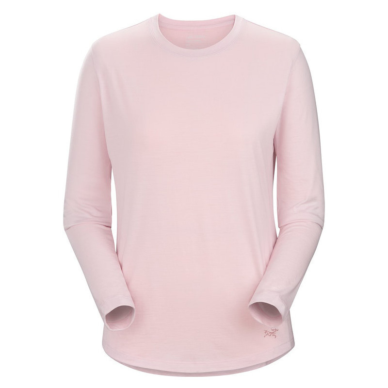 始祖鸟arcteryx女士长袖t恤lanacrew系列轻量透气舒适耐磨简约百搭