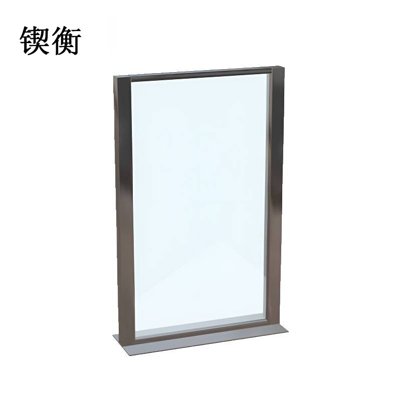 锲衡 不锈钢玻璃围挡 QH-450/平方米高清大图