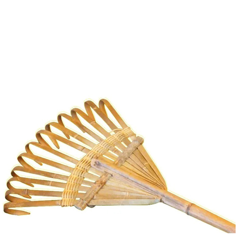 dp竹耙12齿搂草耙大耙子园艺工具道具耙农用耙子10把组