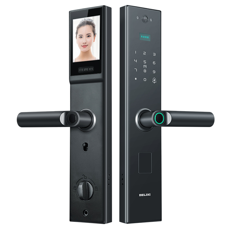 德力西智能门锁通用型家用密码锁防盗门全自动电子远程密码防撬锁