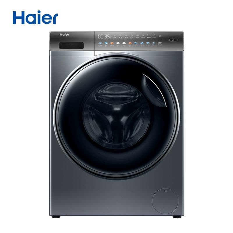海尔(Haier)10公斤 大容量直驱变频 智慧洗智能投放防过敏香薰除菌滚筒洗衣机XQG100-BD12366图片