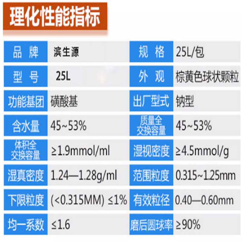 滨生源商用净水设备配件软化树脂25L(包)高清大图