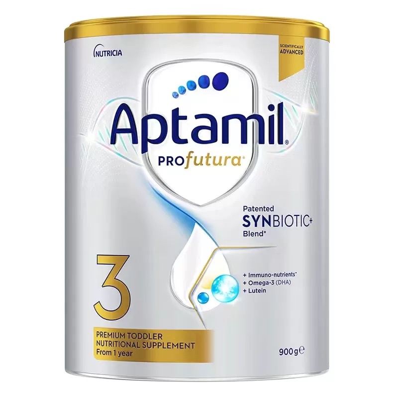 效期26年-保税-澳洲爱他美(aptamil)白金版进口婴幼儿三段奶粉900g/罐装 爱他美铂金三段奶粉1-3岁宝宝