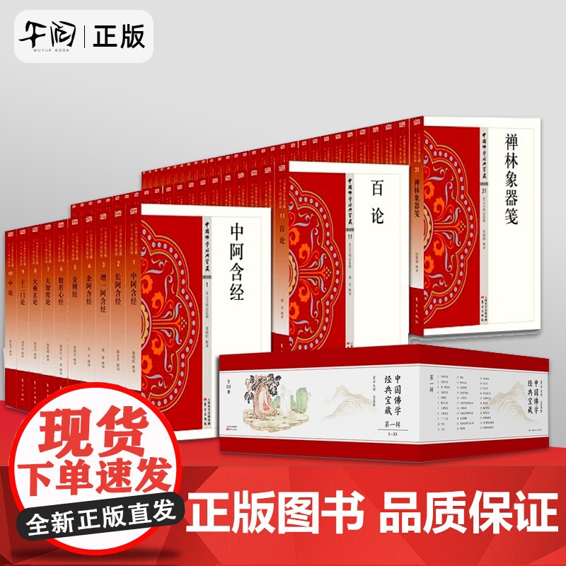 【单册任选】中国佛学经典宝藏全套132册星云大师入门级佛学书籍永嘉证道歌信心铭指月录大智度论华严经安般守意经肇论纲要中论