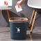 三维工匠ins风垃圾桶无盖家用客厅厨房宿舍厕所轻奢垃圾桶大号办公室纸篓
