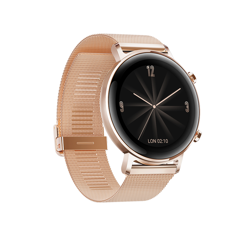 华为/HUAWEI WATCH GT 2 智能手表 麒麟A1芯片 心脏健康检测 雅致款 水漾流金(42mm)