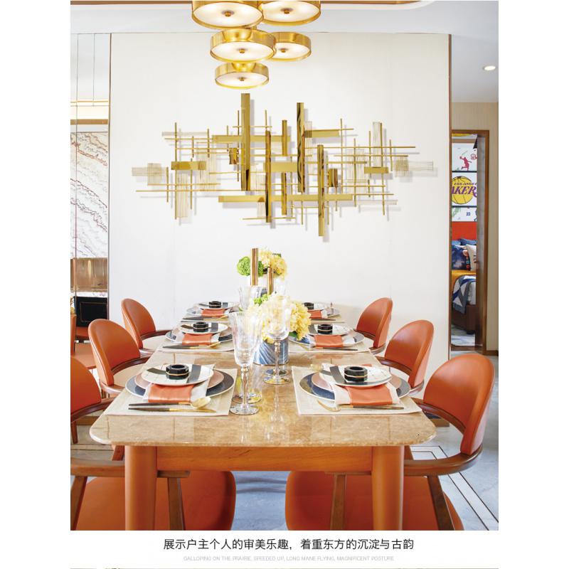 现代轻奢风墙面装饰创意挂饰客厅餐厅床头电视墙沙发背景墙饰挂件 三维工匠 颜色尺寸大小定制壁饰高清大图
