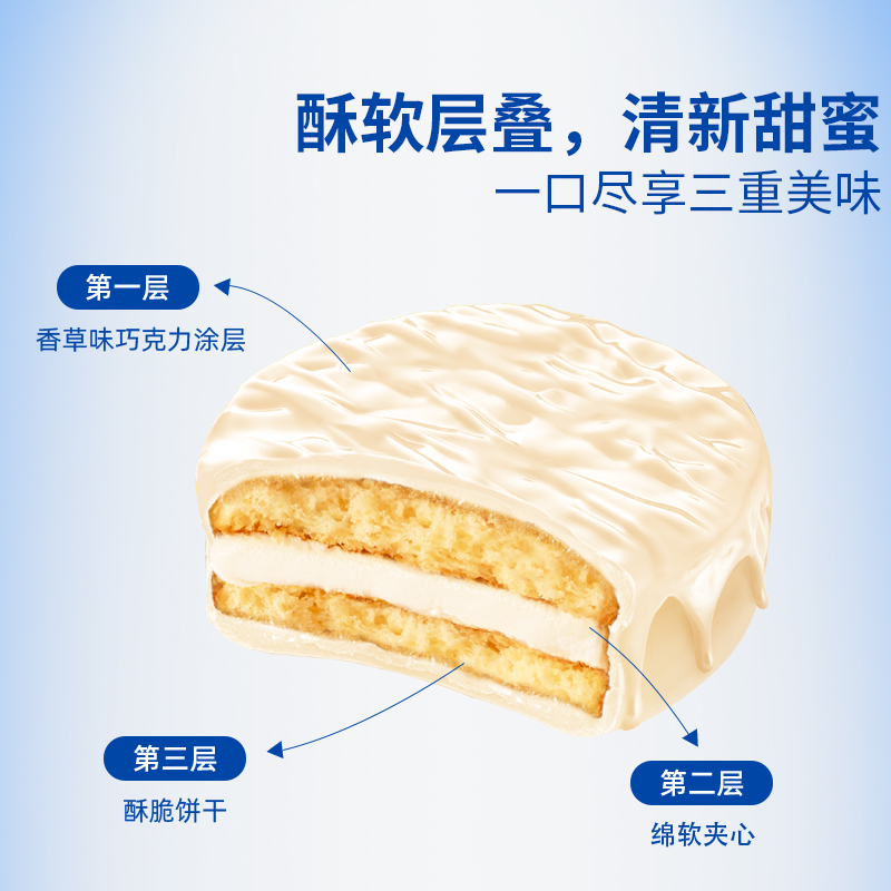 盼盼梅尼耶巧克力味·派（香草味）240g高清大图