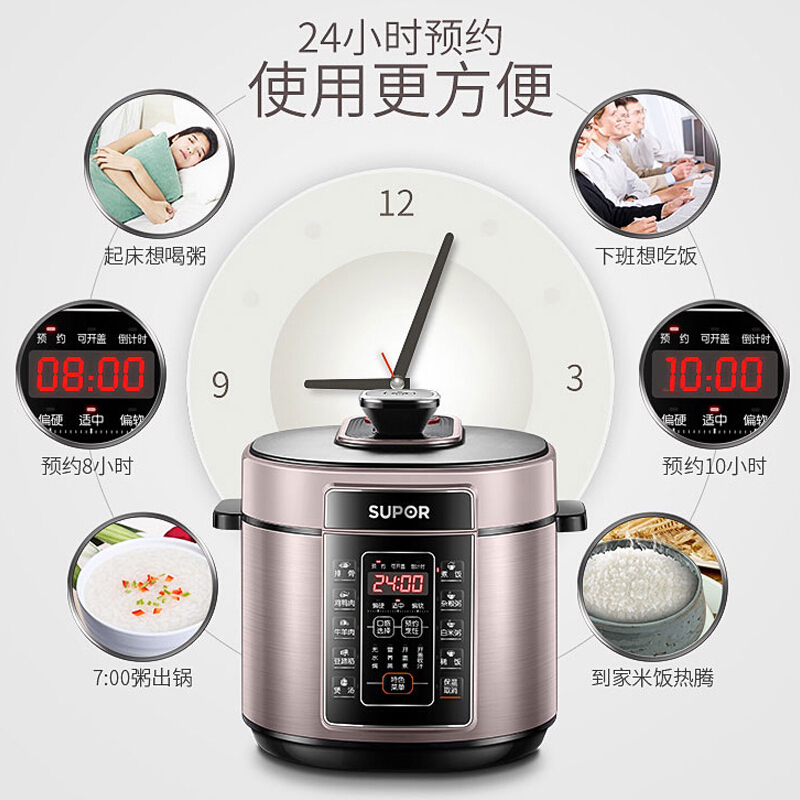 苏泊尔(SUPOR)SY-50YC05Q 电高压锅家用 GS