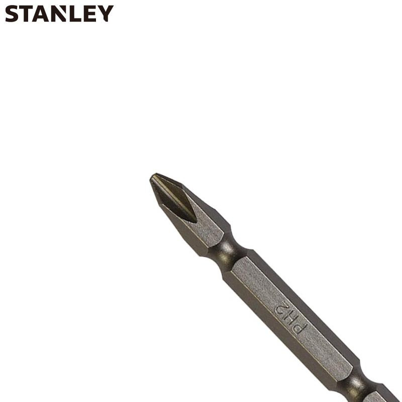 史丹利(Stanley)6.3MM系列65mm双头旋具头PH1-PH2x65mm x10 63-107T-23