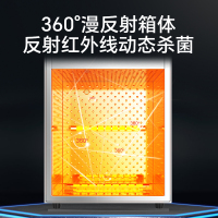 康宝(Canbo)/耐惠(NAAFI)消毒柜立式家用高温二星级 厨房碗筷餐具消毒碗柜XDZ70-MRP1
