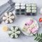 家用冰棒冰棍制作冰淇淋冰格模具雪糕制冰盒|/方形8格彩色[送一套同款]