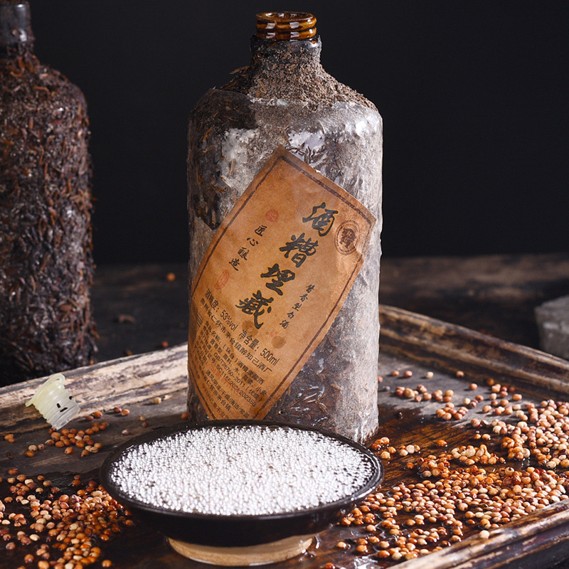 酒糟埋藏酒白酒酱香型纯粮食酿造酒53度500ml单瓶