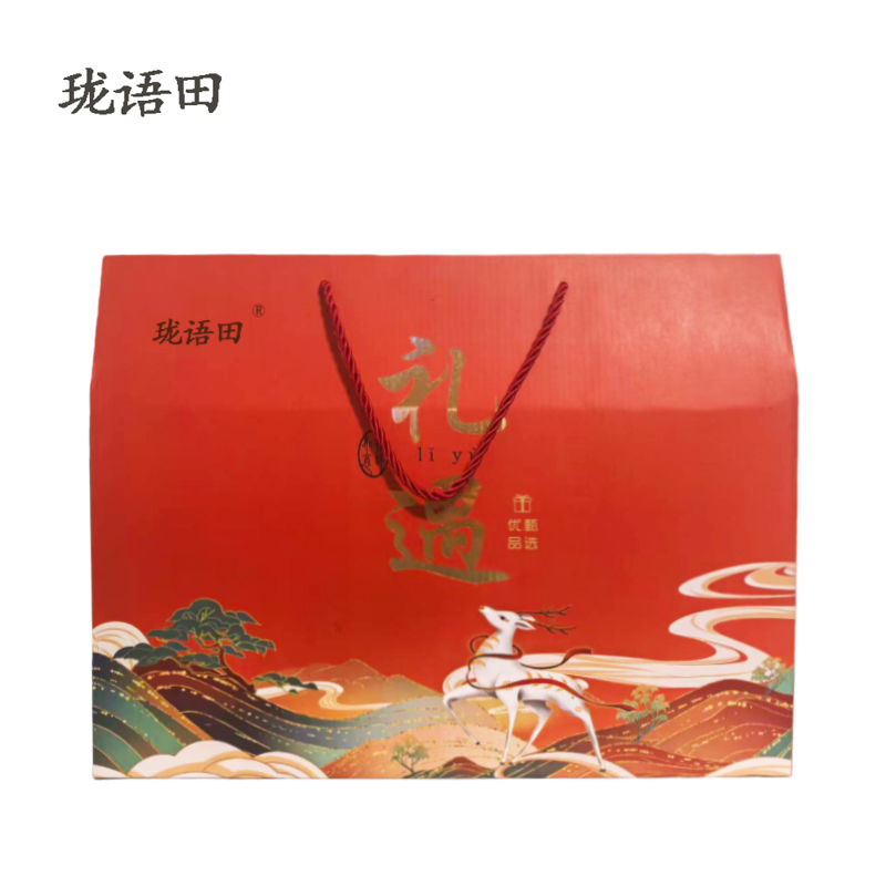 珑语田 礼遇坚果礼盒 1550g 盒高清大图