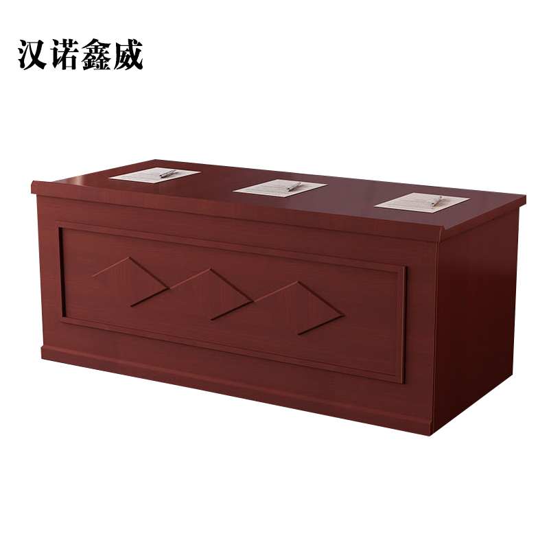 汉诺鑫威会议室桌油漆木皮条形会议桌培训桌长条桌办公桌子简约2100*600*760