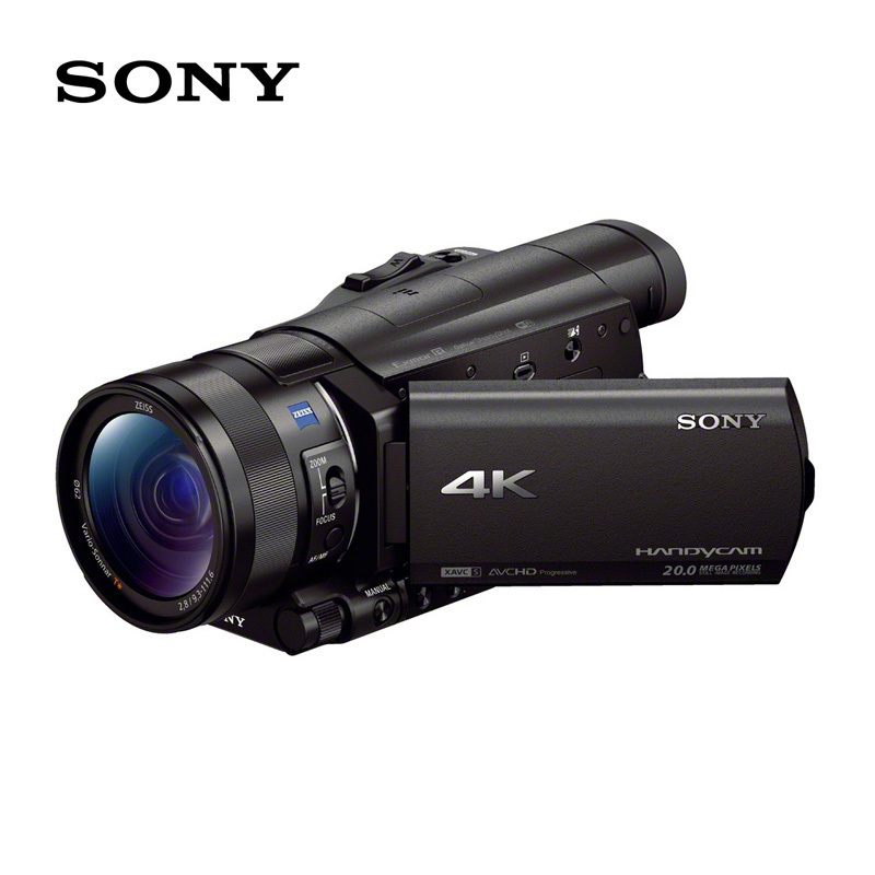 索尼(SONY)FDR-AX100E 4K高清数码摄像机 1英寸CMOS 头 支持WIFI/NFC传输