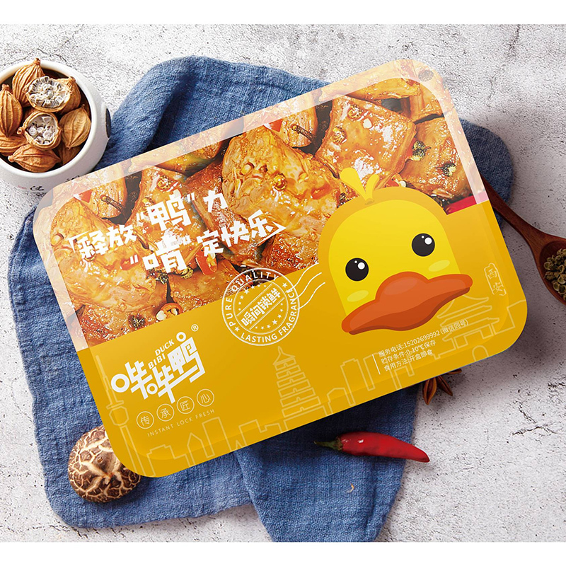 哔哔鸭香辣卤味蟹肉150克/盒