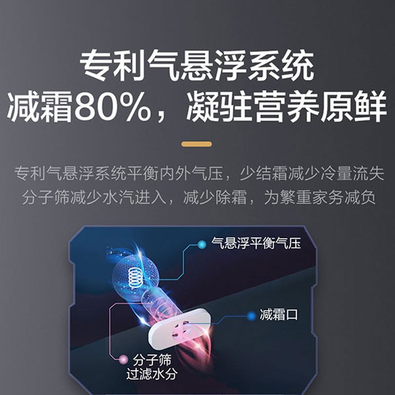 海尔(Haier)100升家用卧式冰柜冷柜小冰箱 减霜80% PCM内胆 断电保护 一级能效 BC/BD-100GHPC
