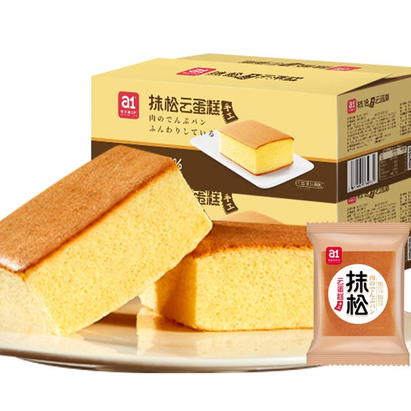 爱逸a1抹松云蛋糕400g 薇娅推荐小面包网红休闲零食