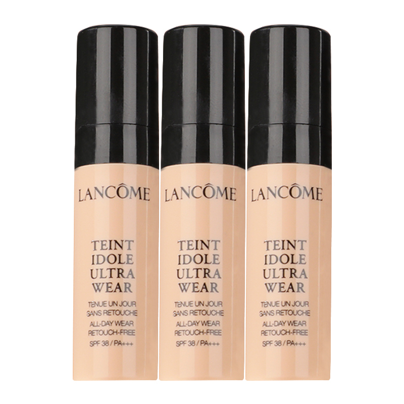兰蔻LANCOME持妆轻透粉底液5ml*3按压式中小样 PO-01象牙白