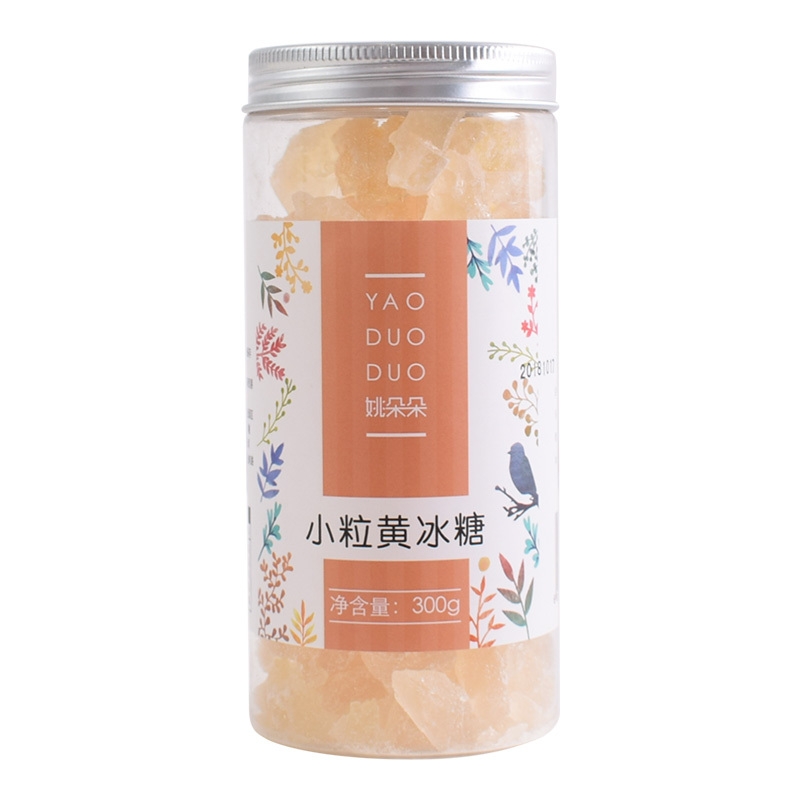 姚朵朵 小粒黄冰糖300g 罐装老冰糖红烧肉材料花茶糖水调料调味品