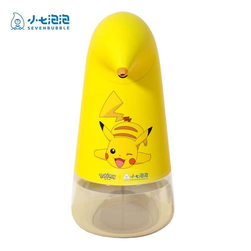 SEVENBUBBLE/小七泡泡儿童家用自动智能感应泡沫洗手机抑菌洗手液皮卡丘宝可梦联名