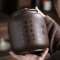 小吉祥(梅) 原矿紫砂茶叶罐大号一斤装家用密封罐陶瓷普洱醒茶罐雕刻梅兰竹菊