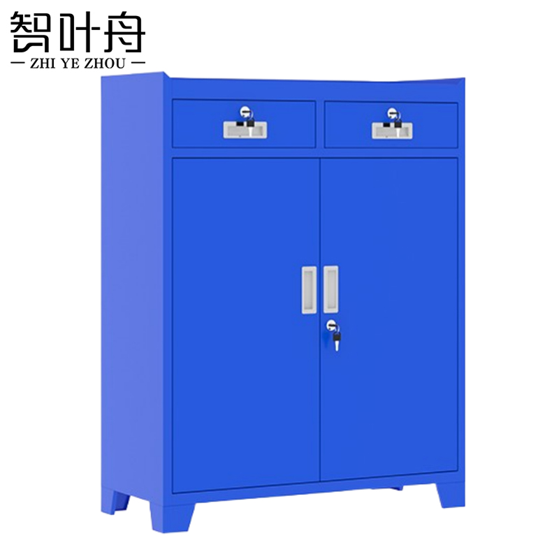智叶舟矮柜工具柜二抽对开800*400*1000mm台高清大图