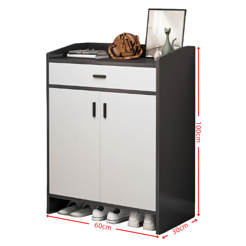 芙首泰鞋柜两门一抽600*300*1000mm个高清大图