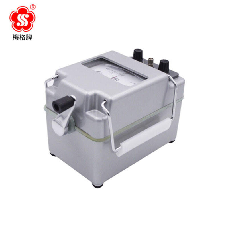 梅格牌ZC-7 兆欧表 上海六表绝缘摇表5000V/10000MΩ绝缘电阻测试仪 手摇兆欧表