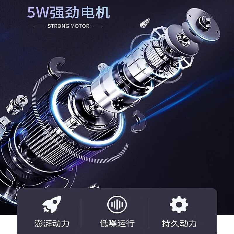 博锐(POREE)电动剃须刀PS197蓝色电动刮胡刀剃胡刀男士便携刮胡子全身水洗高清大图