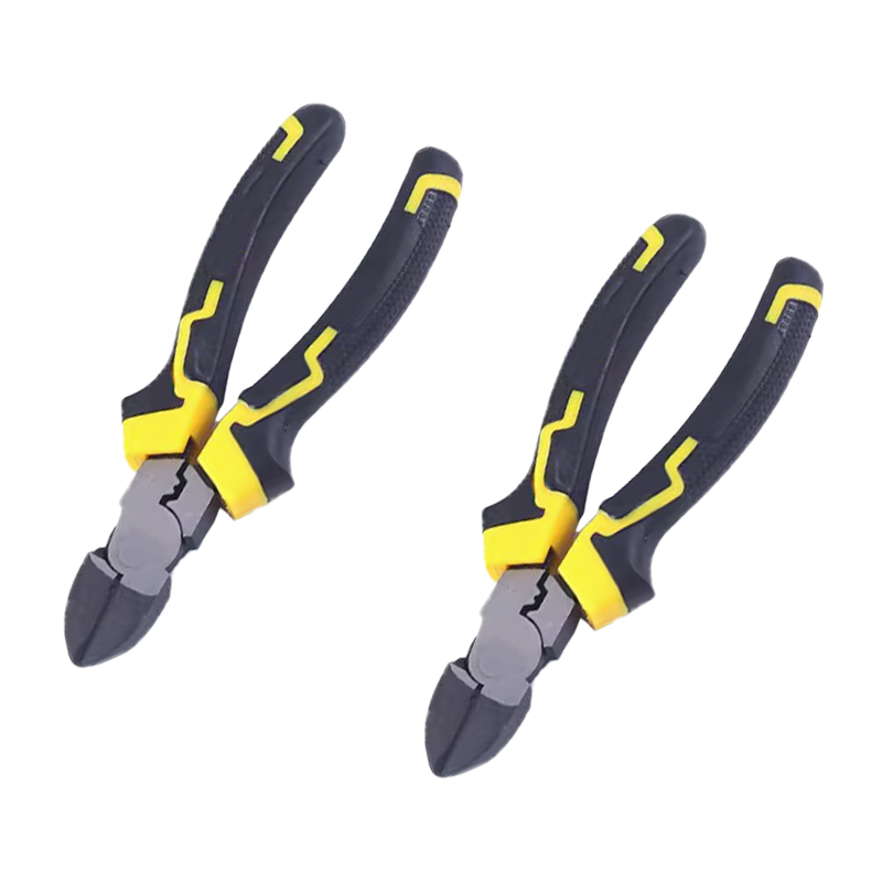 立伟铁牛偏心省力斜嘴钳6寸/把高清大图