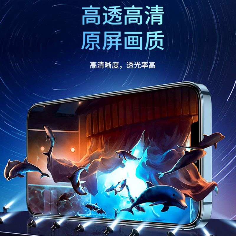 令狐少侠适用苹果16钢化膜iphone15promax/14pro/13mini/12pro/11XR/8plus7/6高清大图
