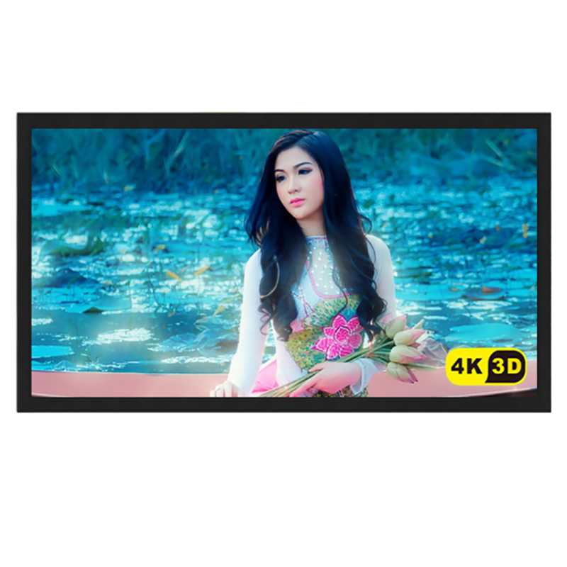 经科JK画框投影幕布投影机投影仪小边框G-W100软幕96寸16:10高清大图