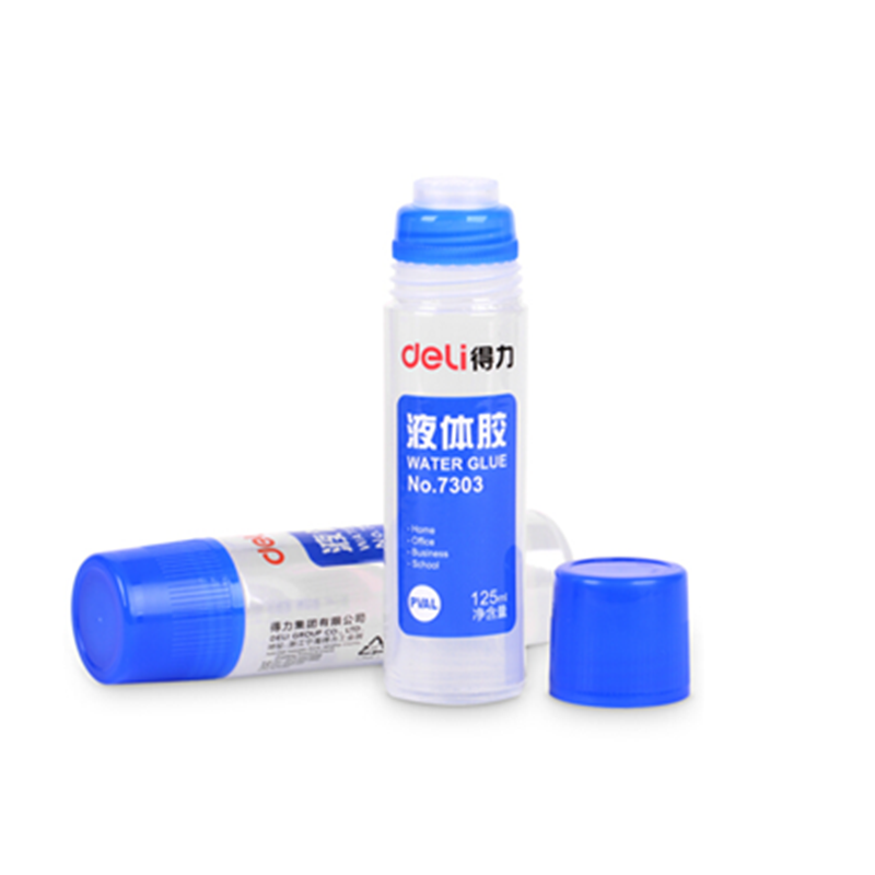 得力(deli)7303大瓶液体胶水125ML胶水单瓶装
