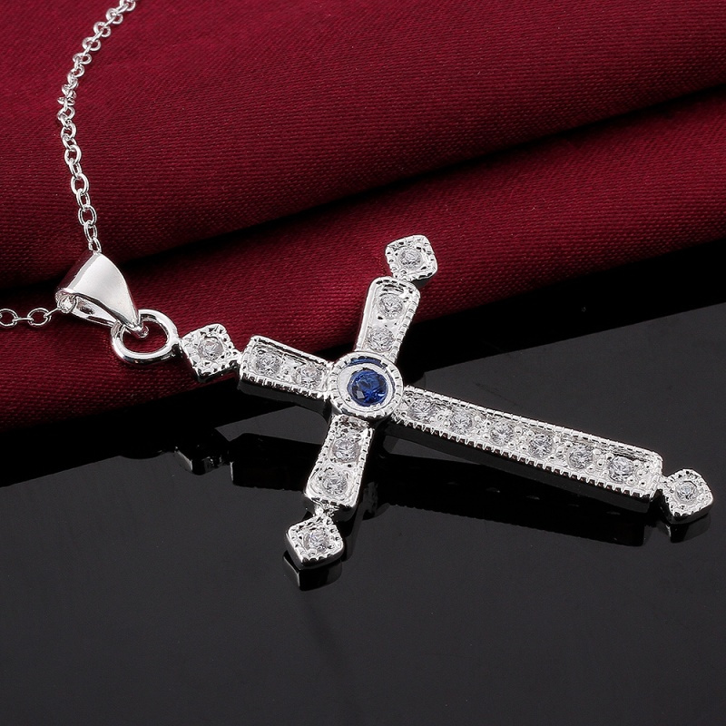 N666 Women Silver Necklace 镀925纯银女项链日韩版锁骨链潮人送女朋友七夕情人节礼物