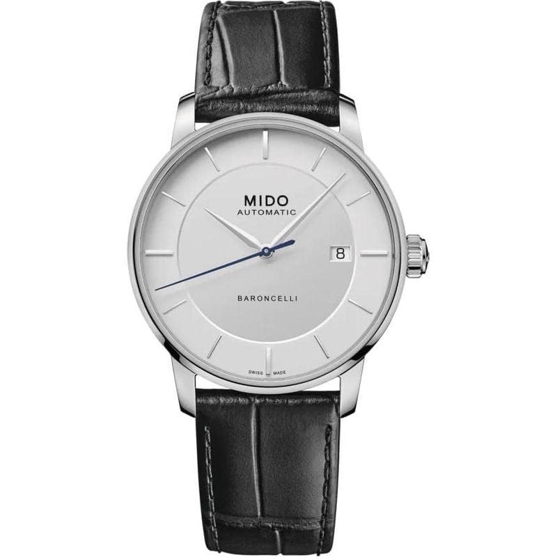Mido/美度瑞士自动机械银盘皮带男士商务休闲防水腕表