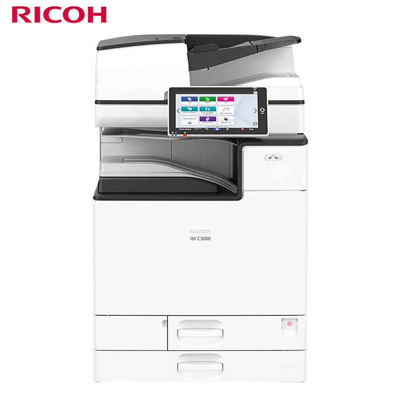 理光(Ricoh) IM C3000 A3彩色数码复合机打印机复印扫描大型商务办公(30页/分钟)主机+输稿器
