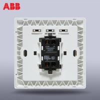 【ABB官方旗舰店】ABB开关面板86型墙壁开关插座德逸雅白面板一开单控开关AE101