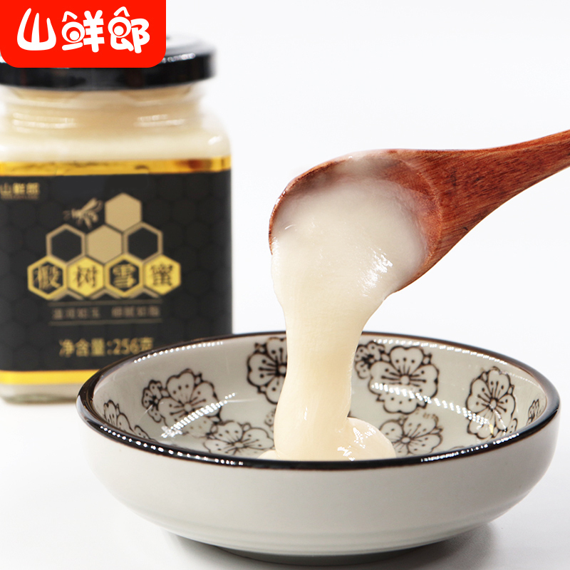 山鲜郎 椴树雪蜜 256g*1盒 集百花之蜜酿就而成 色乳琥珀 甜蜜丝滑