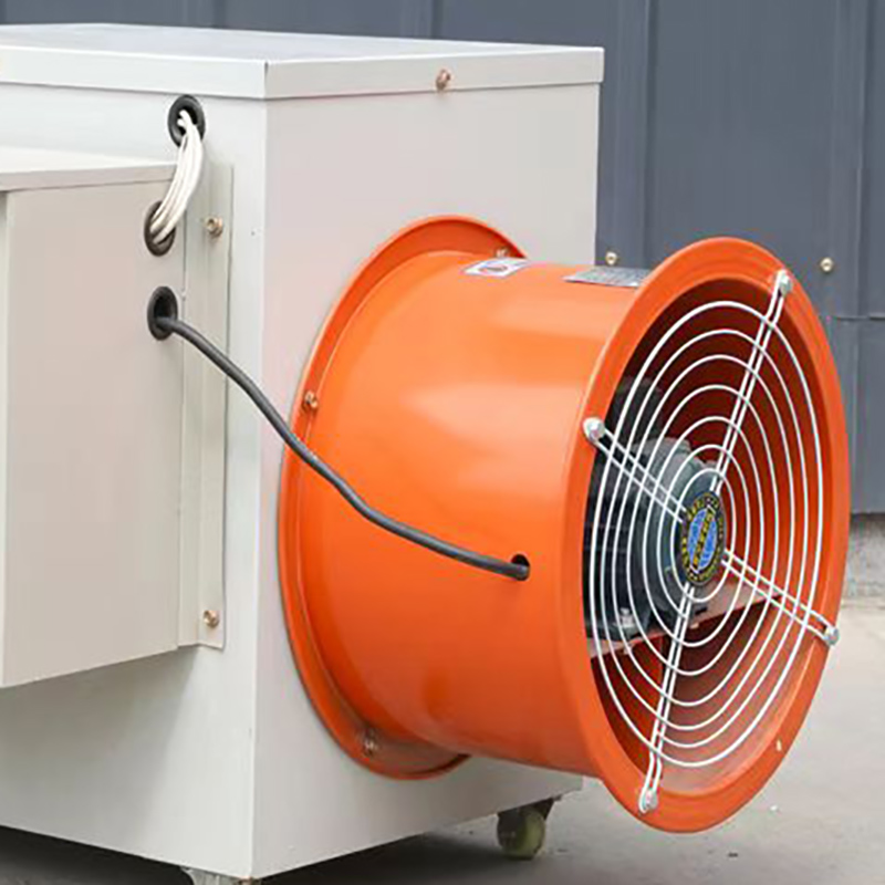 维央工业电取暖器暖风机10kw380v每台配30米的风带+漏电保护器高清大图